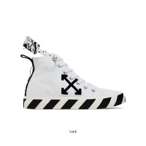 Off-White Vulc Sneaker Mid “White” High Top Sneakers | EU 40🤍